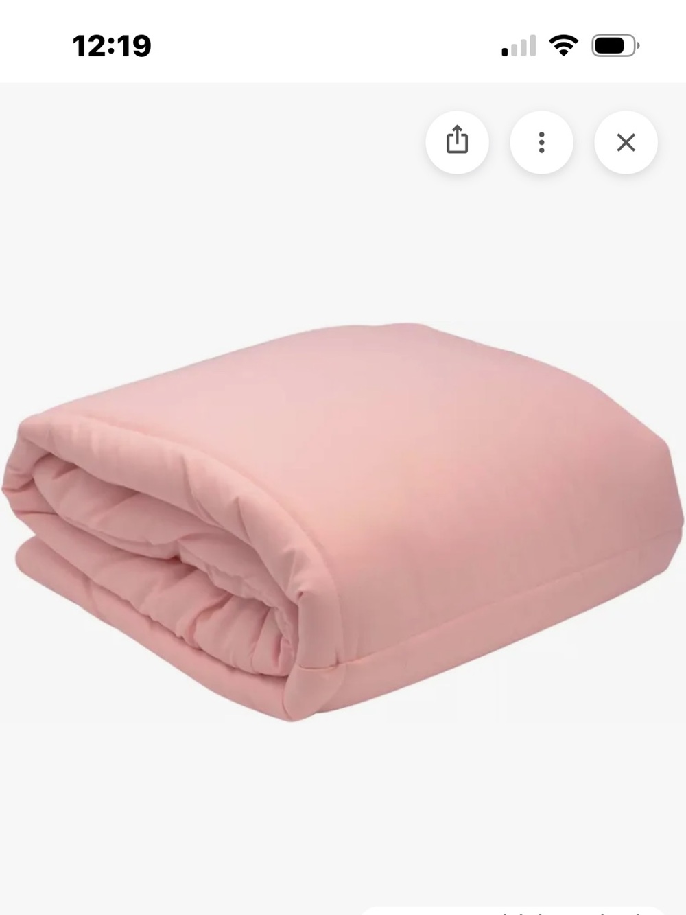 Soft Pink Comforter - Lightweight Cozy Bedding